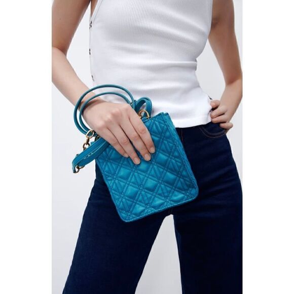 ZARA MINI SHOPPER BAG  - Picture 1 of 6